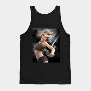 Portrait of steampunk girl Tank Top